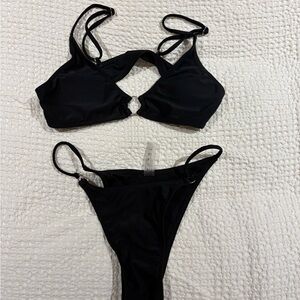 SHEIN Black Bikini Set